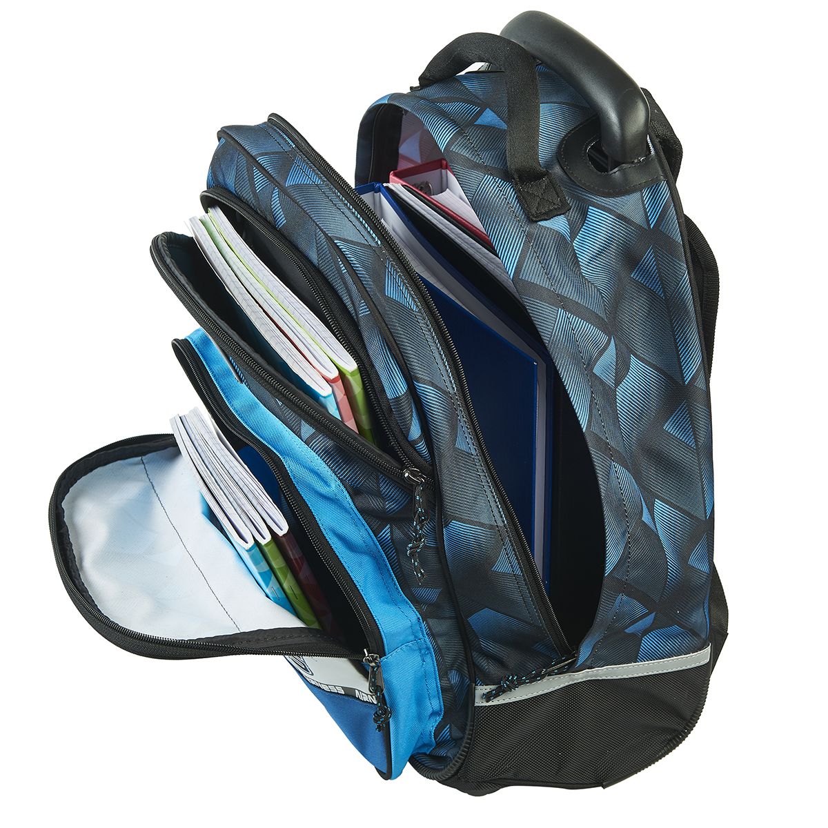 AIRNESS Sac à roulettes bleu