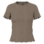 Voir la diapositive 1 : Pieces T-Shirt Gris Femme Pieces Marie