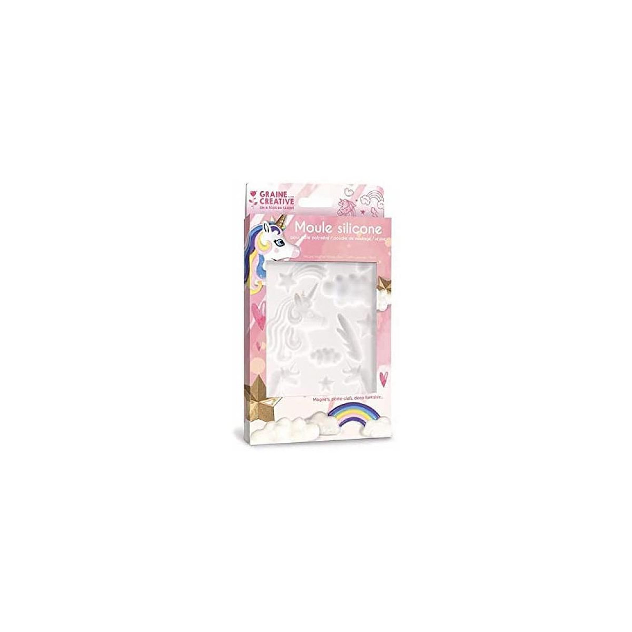 Graine créative Moule en silicone 20x13 cm licorne