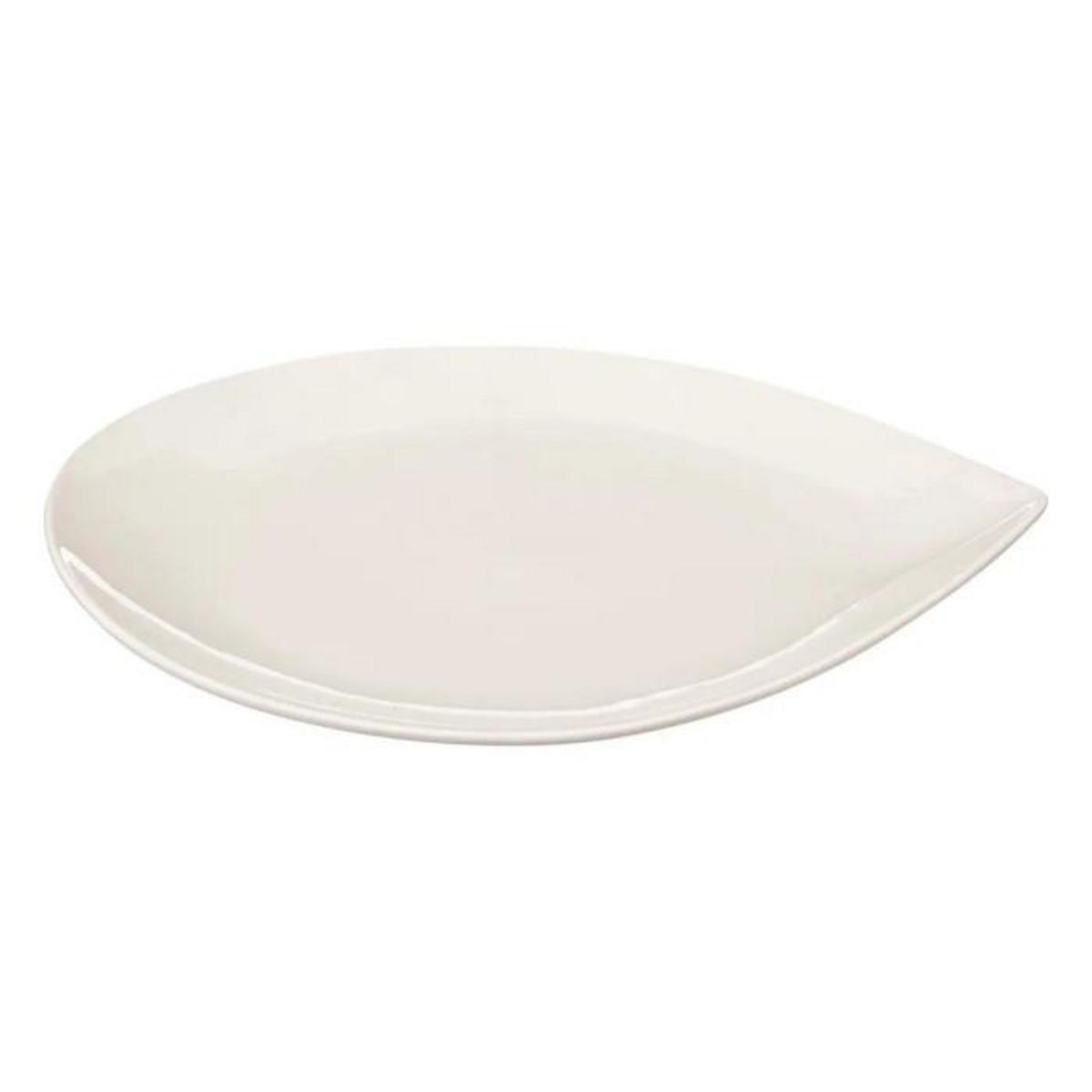 SECRET DE GOURMET Lot de 6 Assiettes Plates  Goutte  29cm Blanc