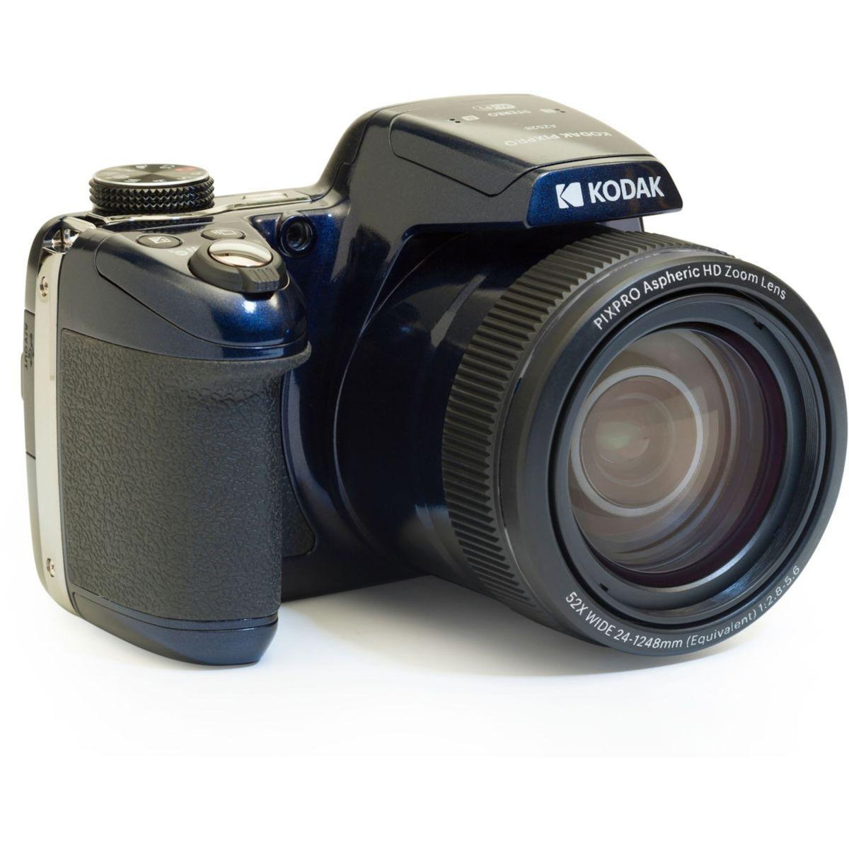 Kodak Appareil photo Bridge AZ528 Bleu + 2eme Batt + etui