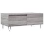 Voir la diapositive 2 : VIDAXL Table basse Sonoma gris 90x50x36,5 cm Bois d'ingenierie