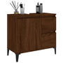Voir la diapositive 5 : VIDAXL Armoire de bain chene marron 65x33x60 cm bois d'ingenierie