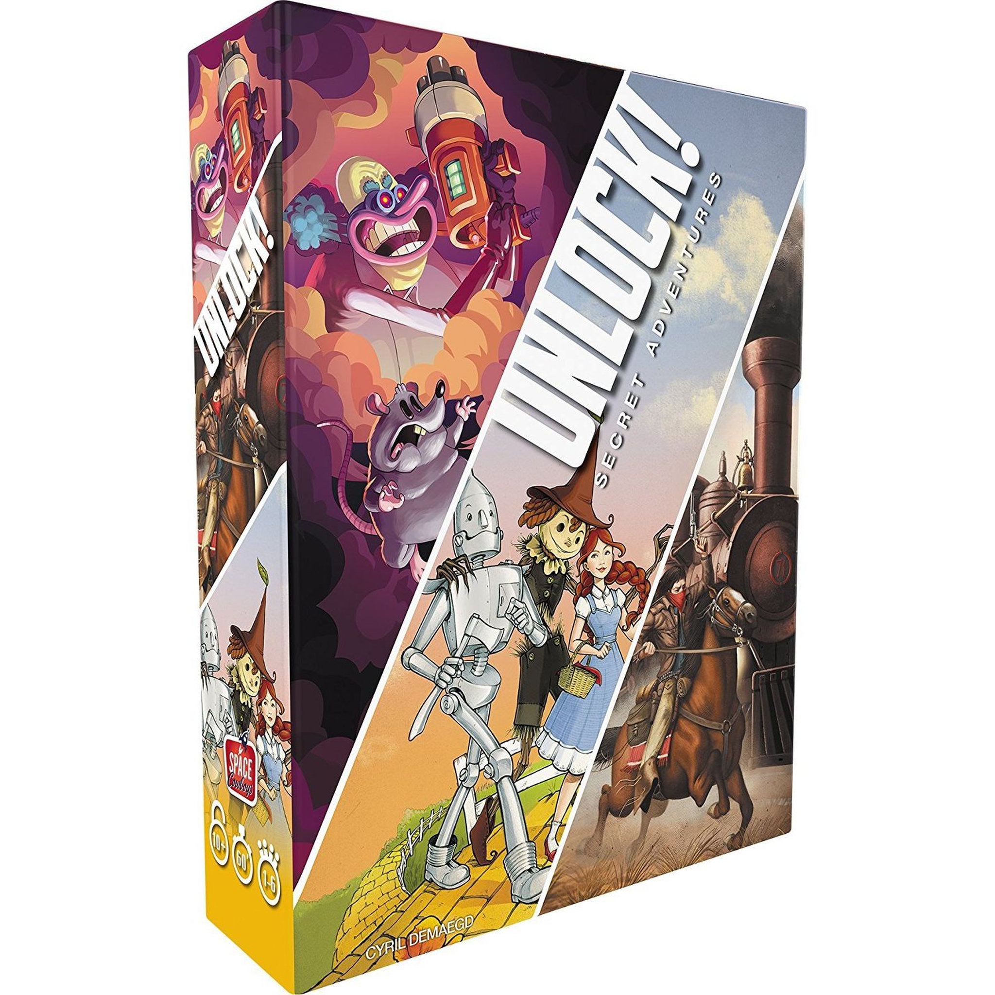 Voir la diapositive 1 : ASMODEE Jeu UNLOCK ! Secret aventures 