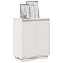 Voir la diapositive 4 : VIDAXL Buffet Blanc 60x34x75 cm Bois massif de pin