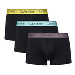 CALVIN KLEIN JEANS X3 Boxers /Vert/Violet/Bleu Homme Calvin Klein Jeans Rise. Coloris disponibles : Noir