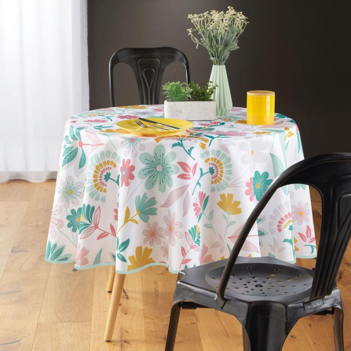 Douceur d'Intérieur Nappe ronde D180 Indiana