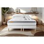 Voir la diapositive 1 : SEPTNUITS Pack matelas + double sommiers Memo Zen Mousse à mémoire de forme 5 zones de confort MAXI épaisseur