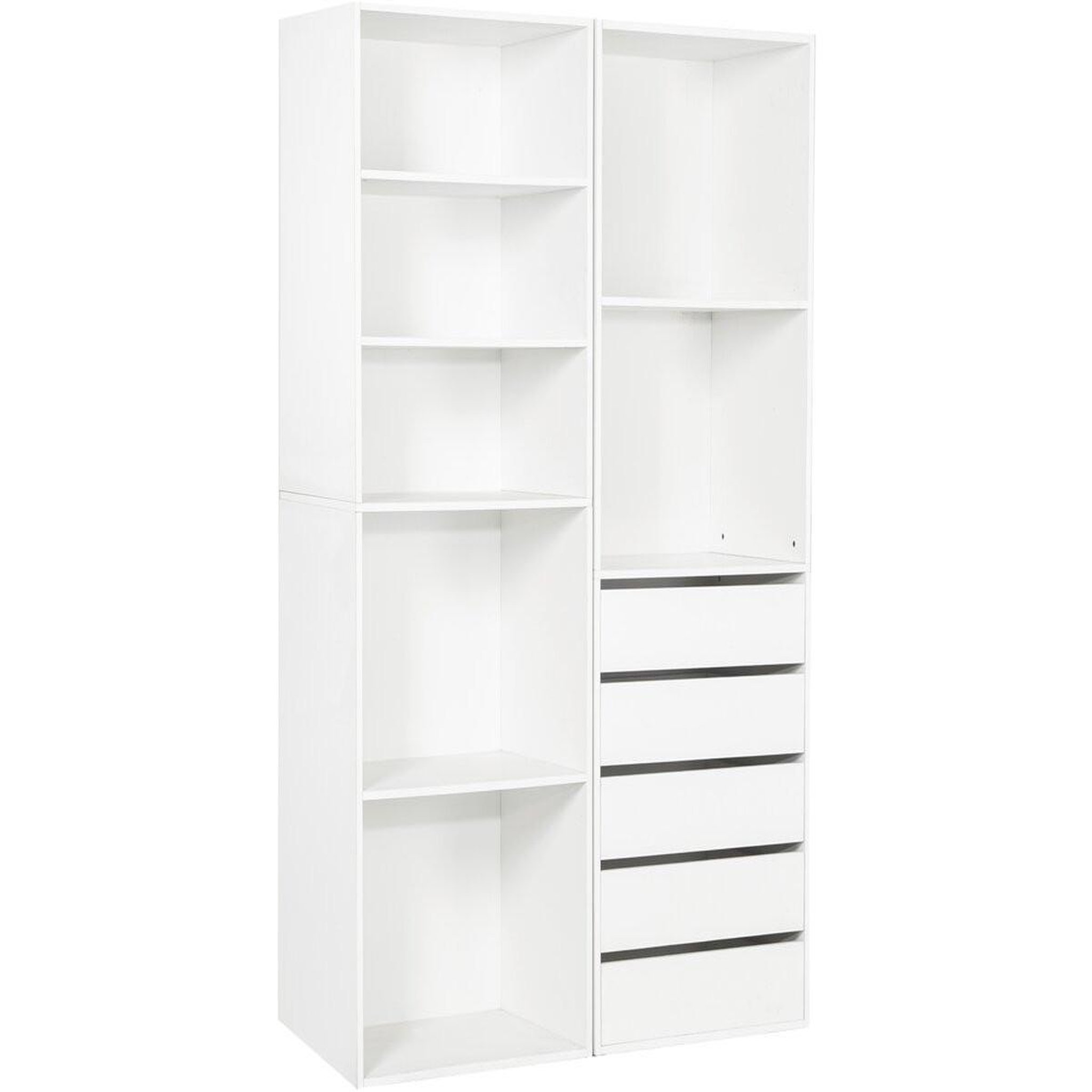Habitat et Jardin Kit dressing   opéra   modulable - 2 éléments - blanc