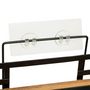 Voir la diapositive 2 : FIVE Serviteur de Douche en Bois  Blackacia  30cm Noir