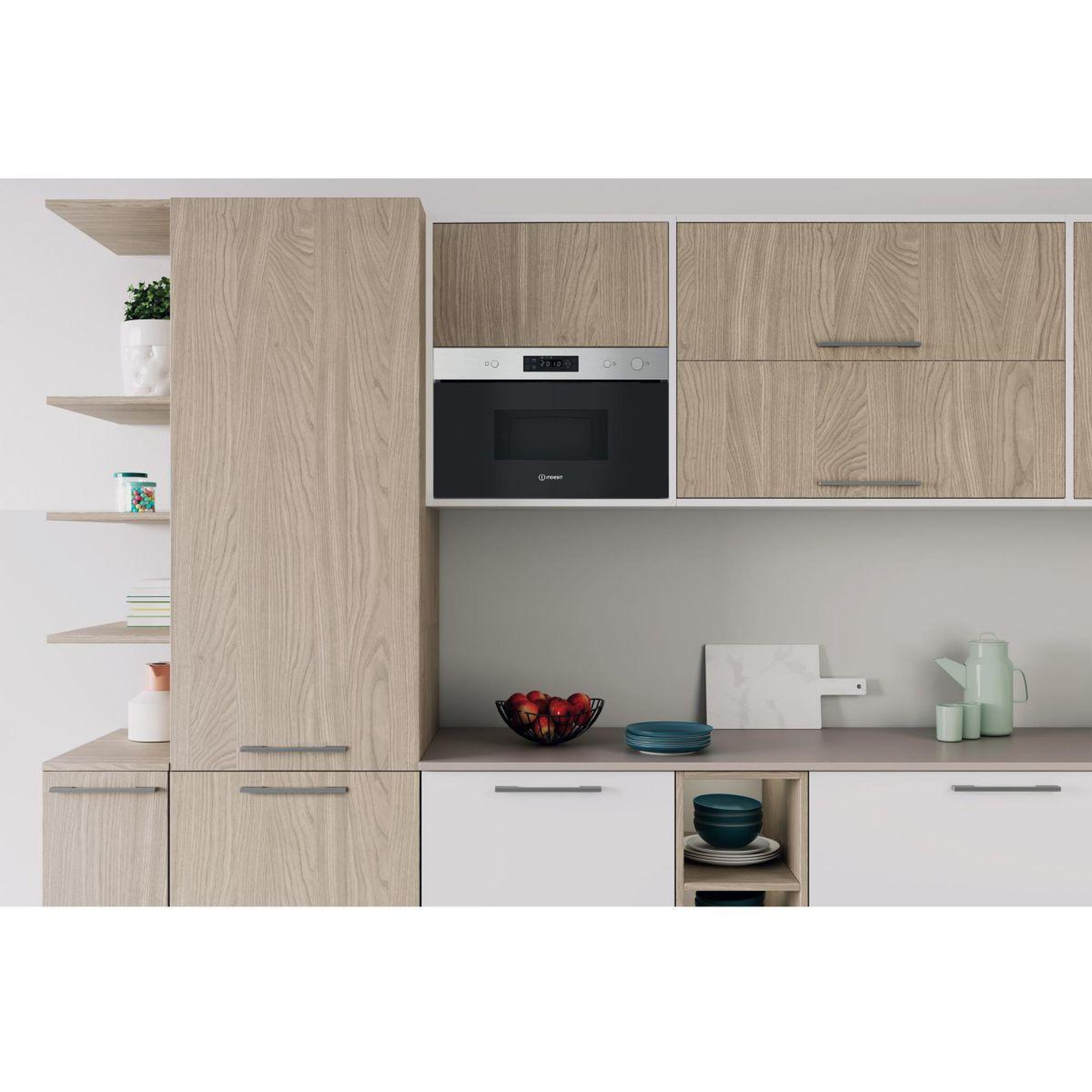 Voir la diapositive 4 : Indesit Micro ondes encastrable IMK11X