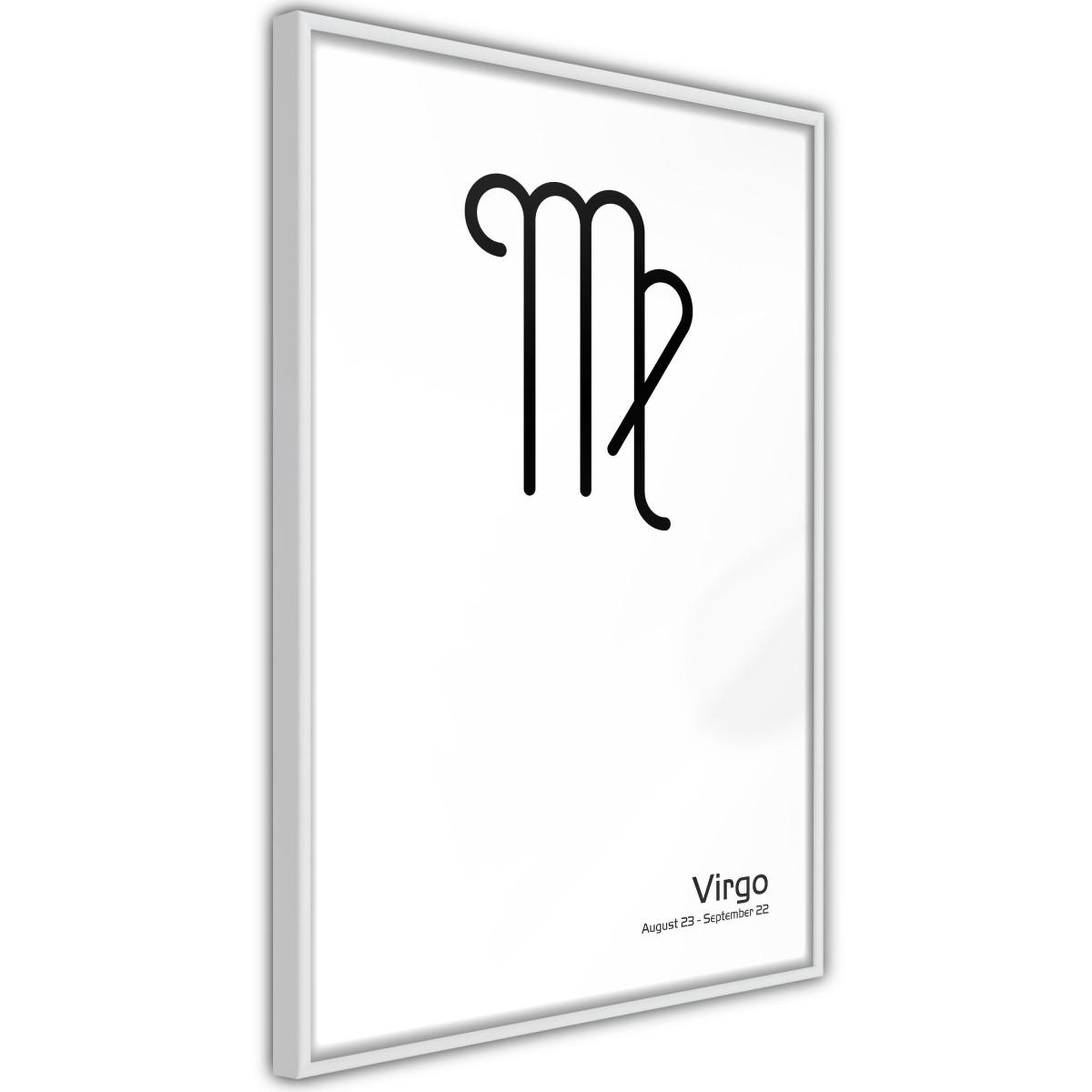 Paris Prix Affiche murale encadrée  zodiac virgo ii