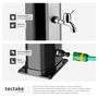 Voir la diapositive 4 : tectake Douche solaire 35 litres noir/gris