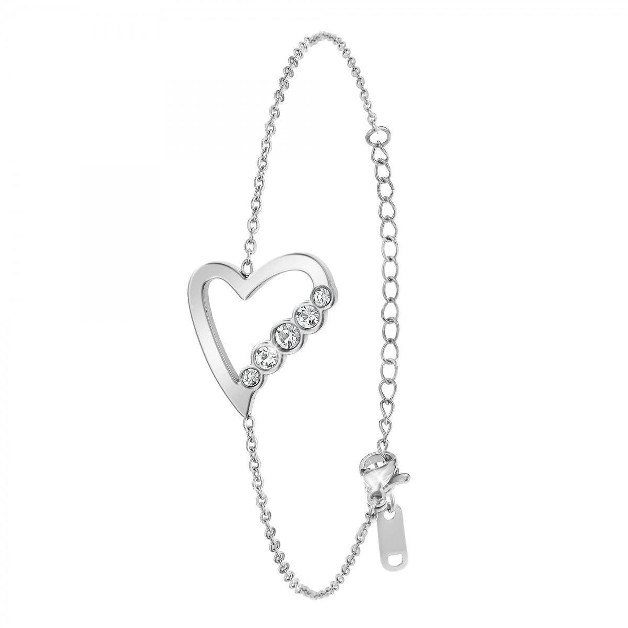 SC CRYSTAL Bracelet cœur par SC Crystal orné de Zirconium