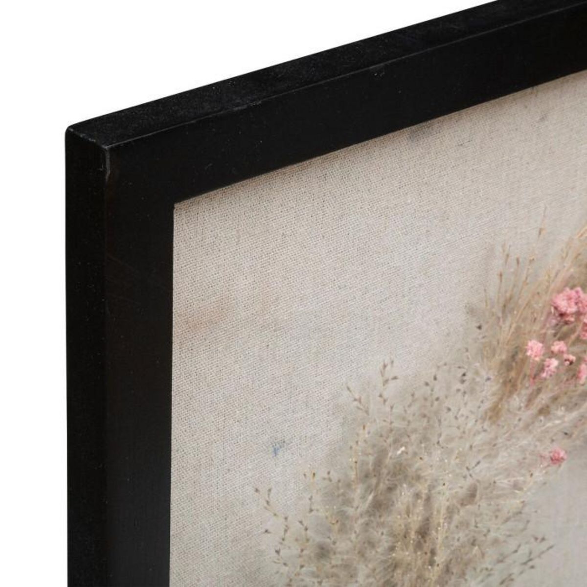 ATMOSPHERA Déco Murale Fleurs Séchées  Nia  55cm Noir