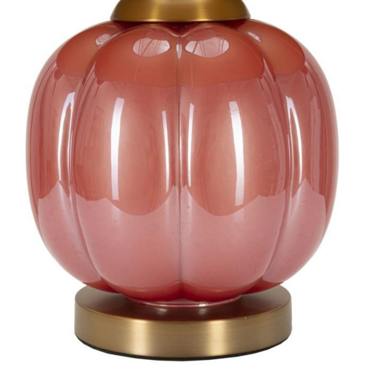 Paris Prix Lampe à Poser en Verre  Helene Ball  50cm Rouge & Bleu