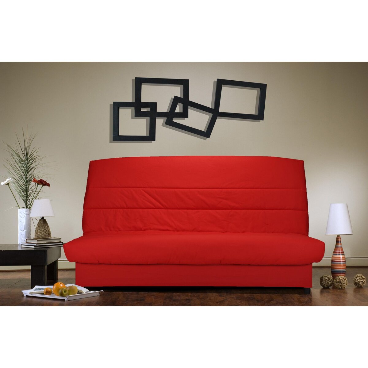 Banquette CLIC CLAC matelas 9 cm mousse 20 kg/m3