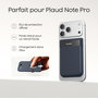 Voir la diapositive 3 : PLAUD Folio MAGNETIC CASE DARK BLUE
