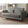 Voir la diapositive 2 : LISA DESIGN Owen - canapé 3 places convertible express couchage quotidien 140 cm matelas 12 cm en tissu bouclette