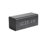 Voir la diapositive 1 : Karlsson Réveil LED Block en Bois sombre