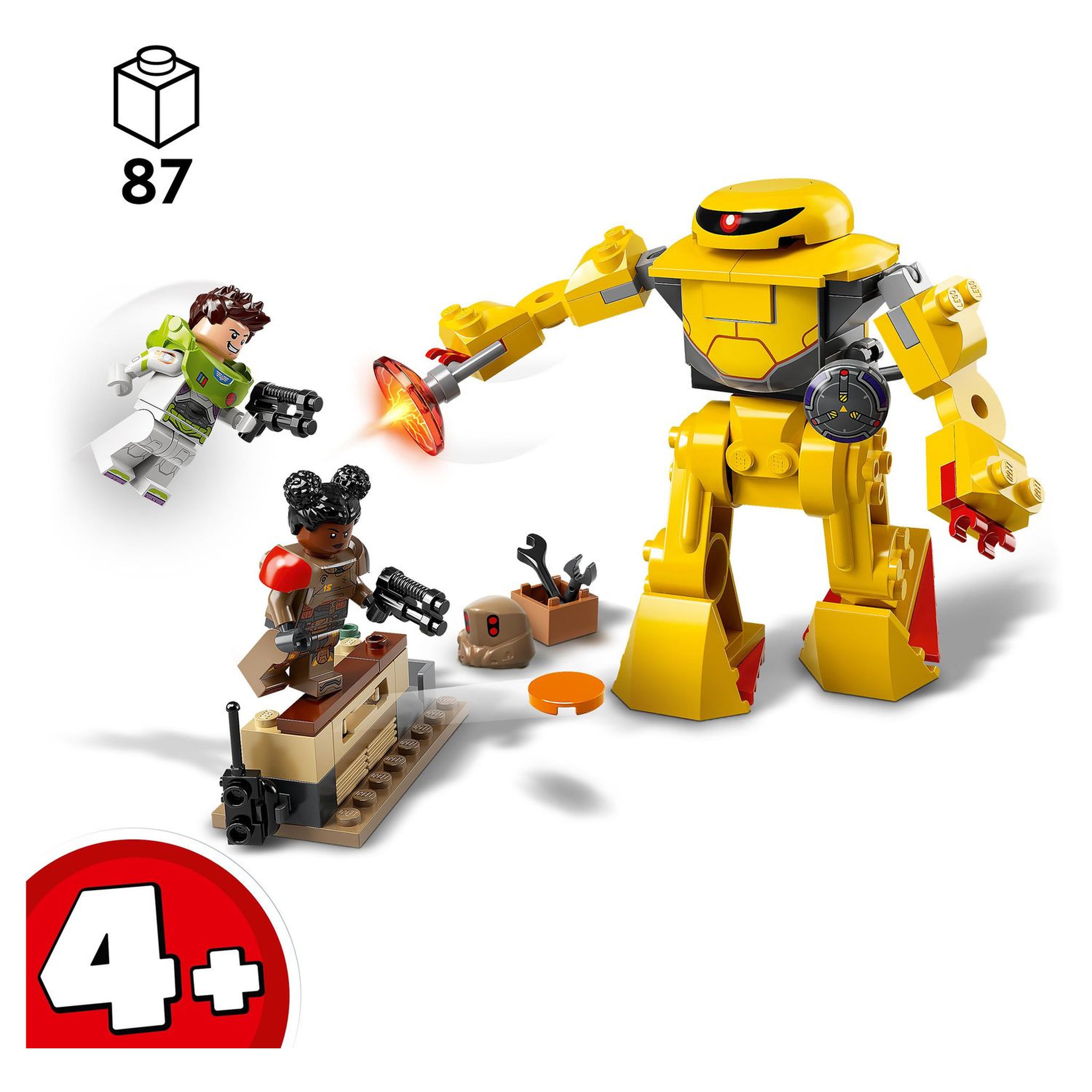 Voir la diapositive 4 : LEGO Disney 76830 Buzz l'éclair La poursuite de Zyclops