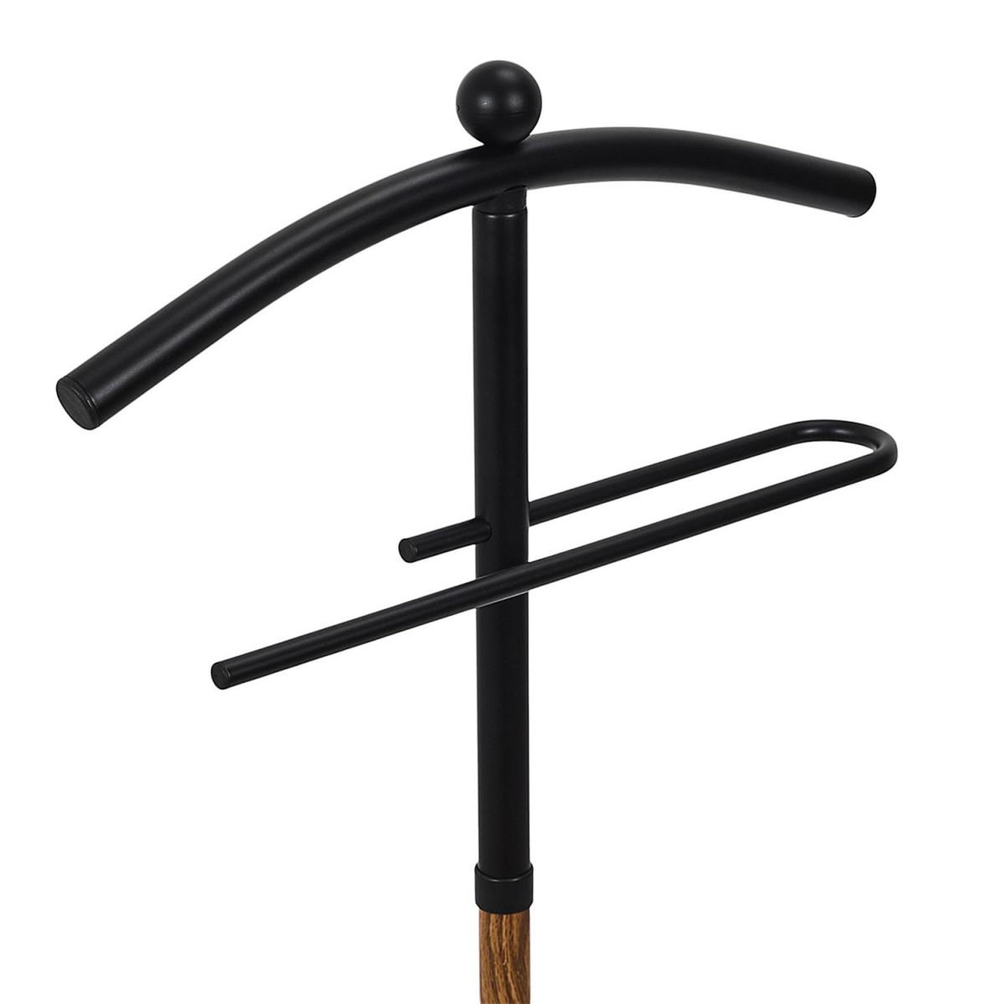 Voir la diapositive 3 : Je cherche une idee Valet de chambre design  effet bois  109cm noir