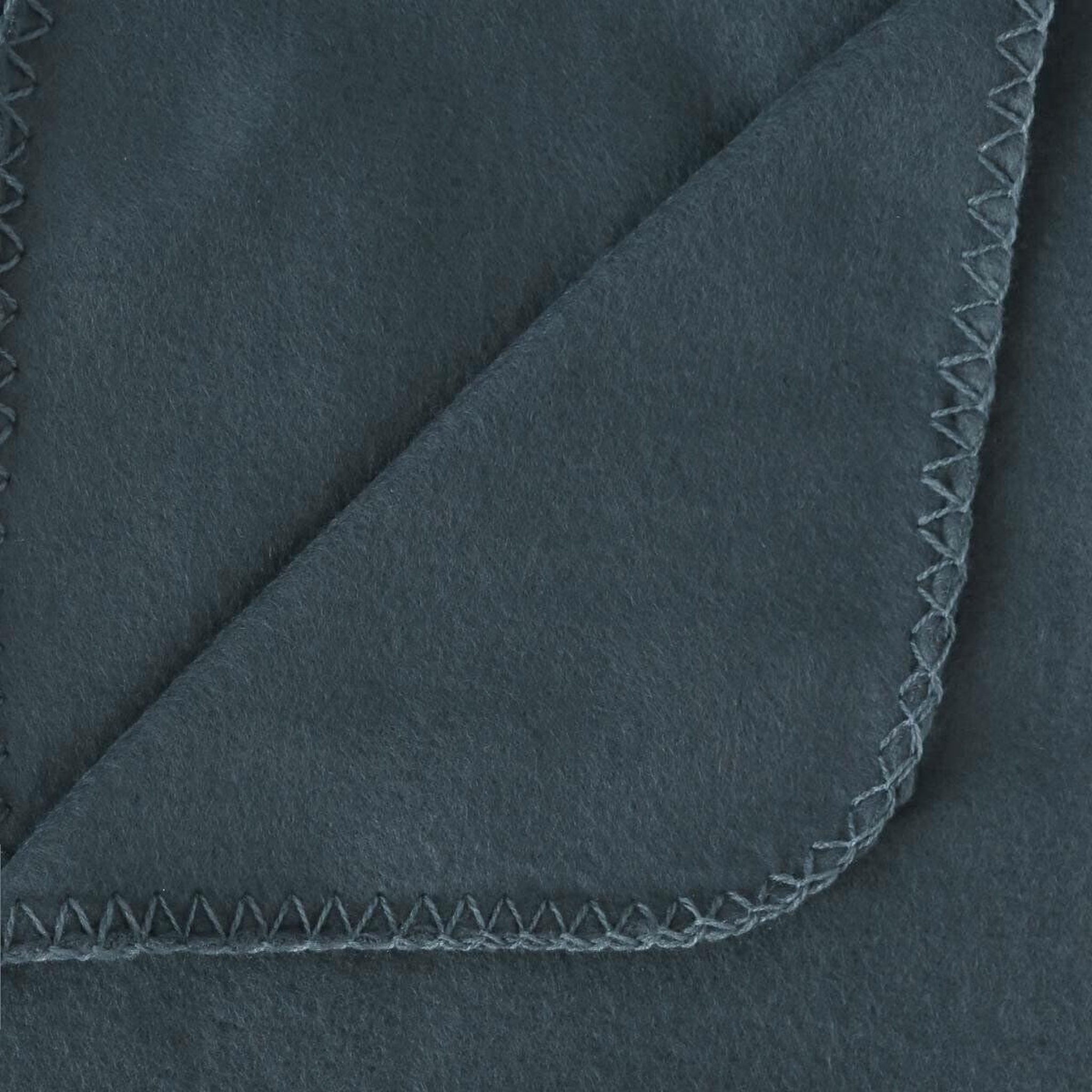 Voir la diapositive 2 : ATMOSPHERA Plaid polaire  jeremy  125x150cm bleu orage