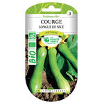 LES DOIGTS VERTS Graines courge longue de Nice BIO Les Doigts Verts