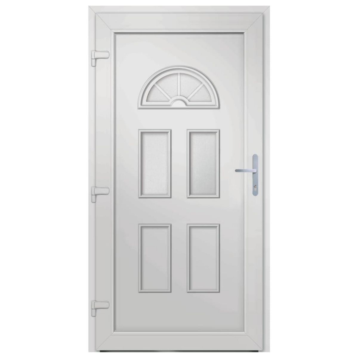 VIDAXL Porte d'entree blanc 110x210 cm PVC