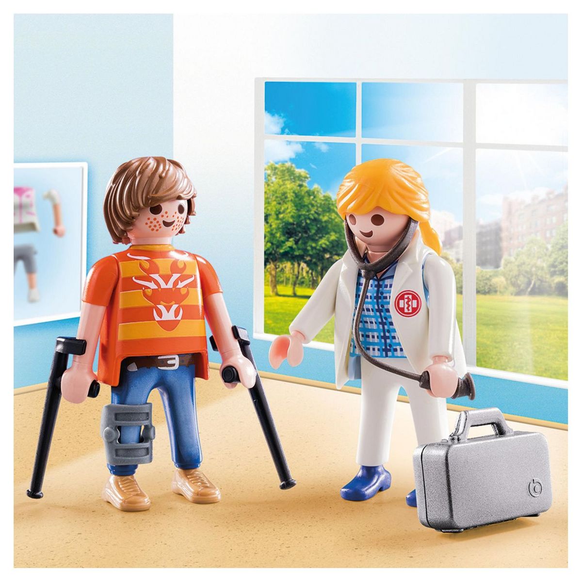 PLAYMOBIL  70079 Médecin et Patient