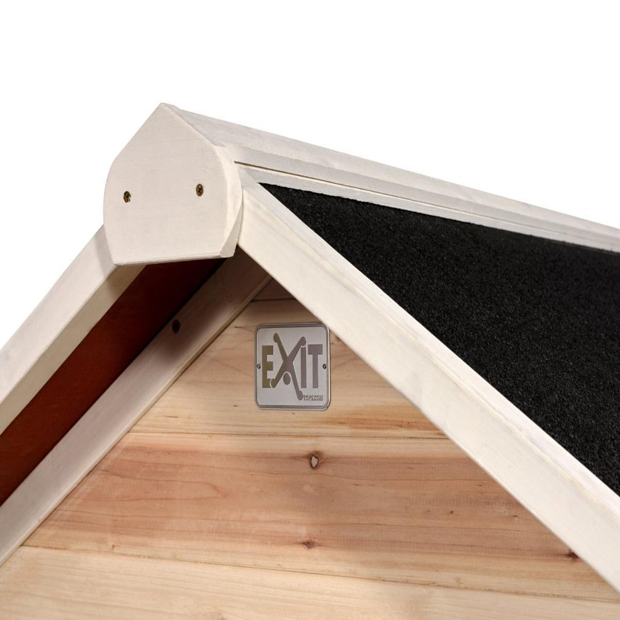 Voir la diapositive 5 : EXIT TOYS Maisonnette en bois pour enfants loft 500 naturel - exit toys