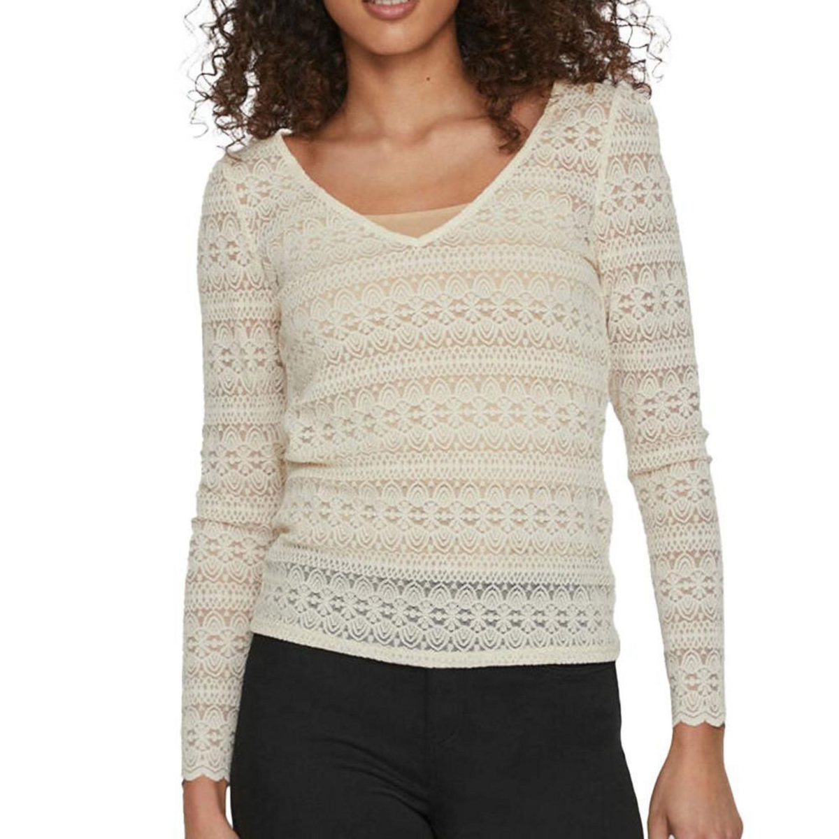 Vila T Shirt Manches  ongues  Femme Vila Chikka