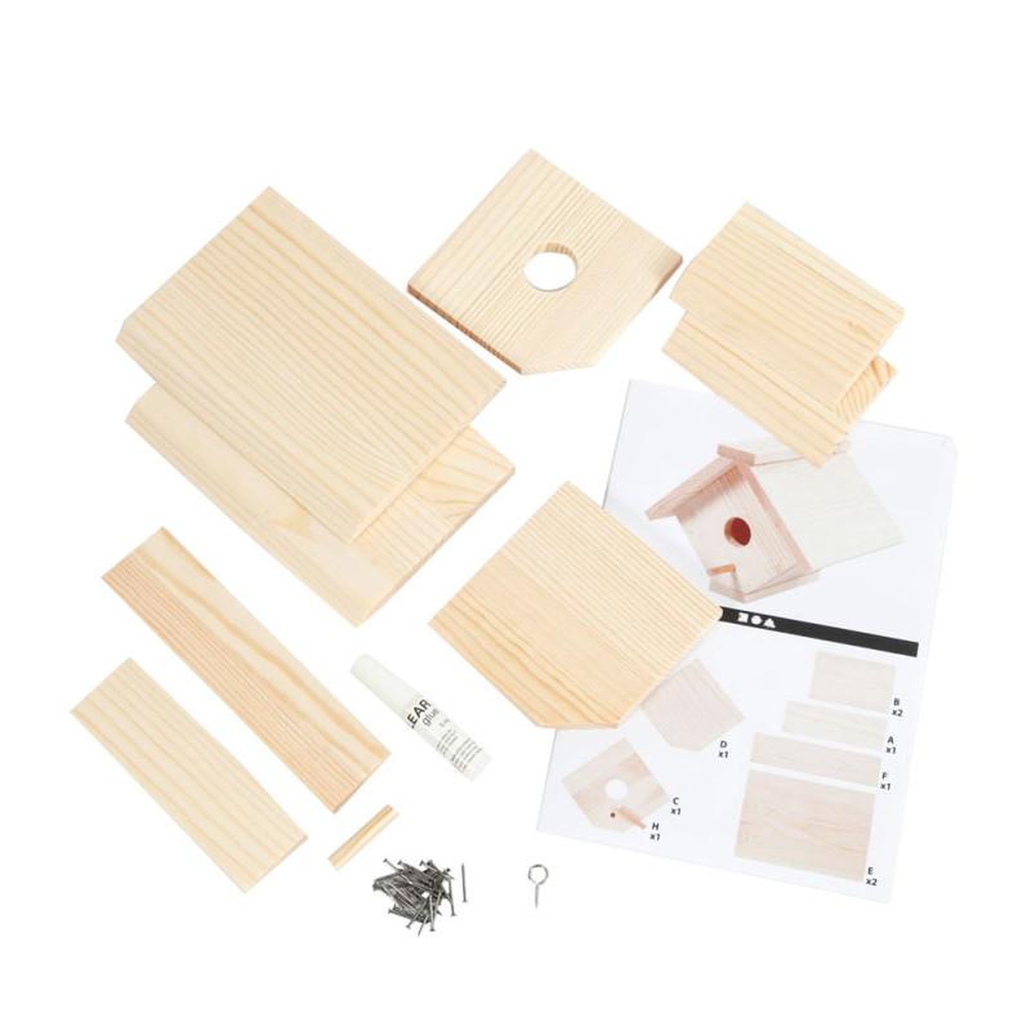 Voir la diapositive 3 : CREATIV COMPANY CREATIV COMPANY Wooden Birdhouse