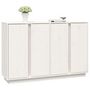 Voir la diapositive 4 : VIDAXL Buffet Blanc 120x35x80 cm Bois massif de pin