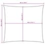 Voir la diapositive 6 : VIDAXL Voile de parasol tissu oxford carre 5x5 m creme