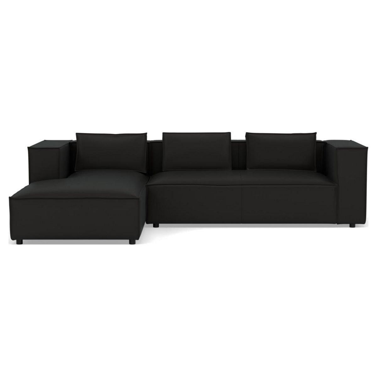 LISA DESIGN Stella - canapé d'angle gauche 4 places en simili