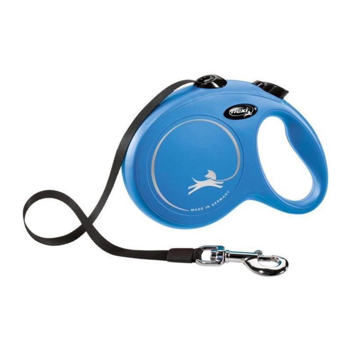 Flexi Laisse sangle TRIXIE flexi New CLASSIC - Taille L - 5 m - Bleu