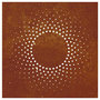 Voir la diapositive 4 : VIDAXL Decoration murale jardin 55x55 cm acier corten design du soleil