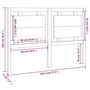 Voir la diapositive 6 : VIDAXL Tete de lit 145,5x4x100 cm Bois massif de pin