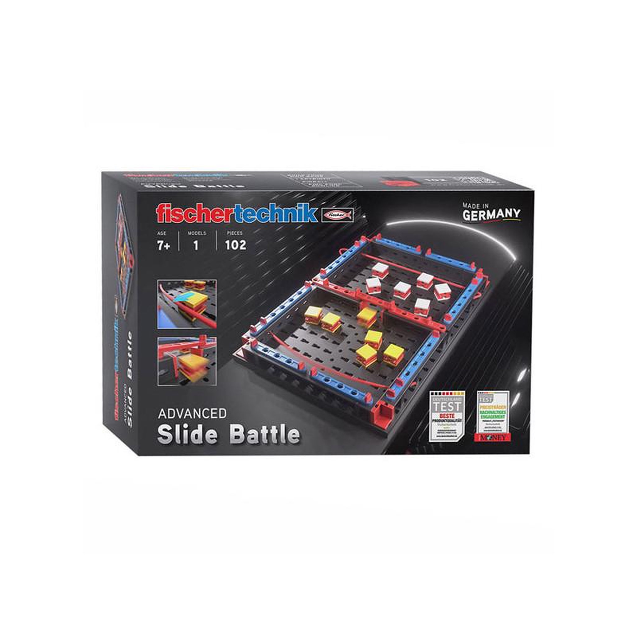 Voir la diapositive 2 : Fischer Fischertechnik Advanced - Slide Battle Construction Set, 102dlg. 569014