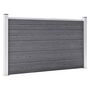 Voir la diapositive 2 : VIDAXL Cloture de jardin WPC 872x106 cm Gris