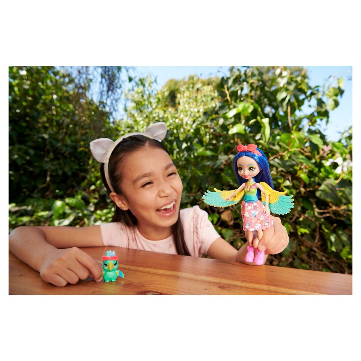 Enchantimals Mini-poupée Enchantimals - Prita Perooquet et Flutter 