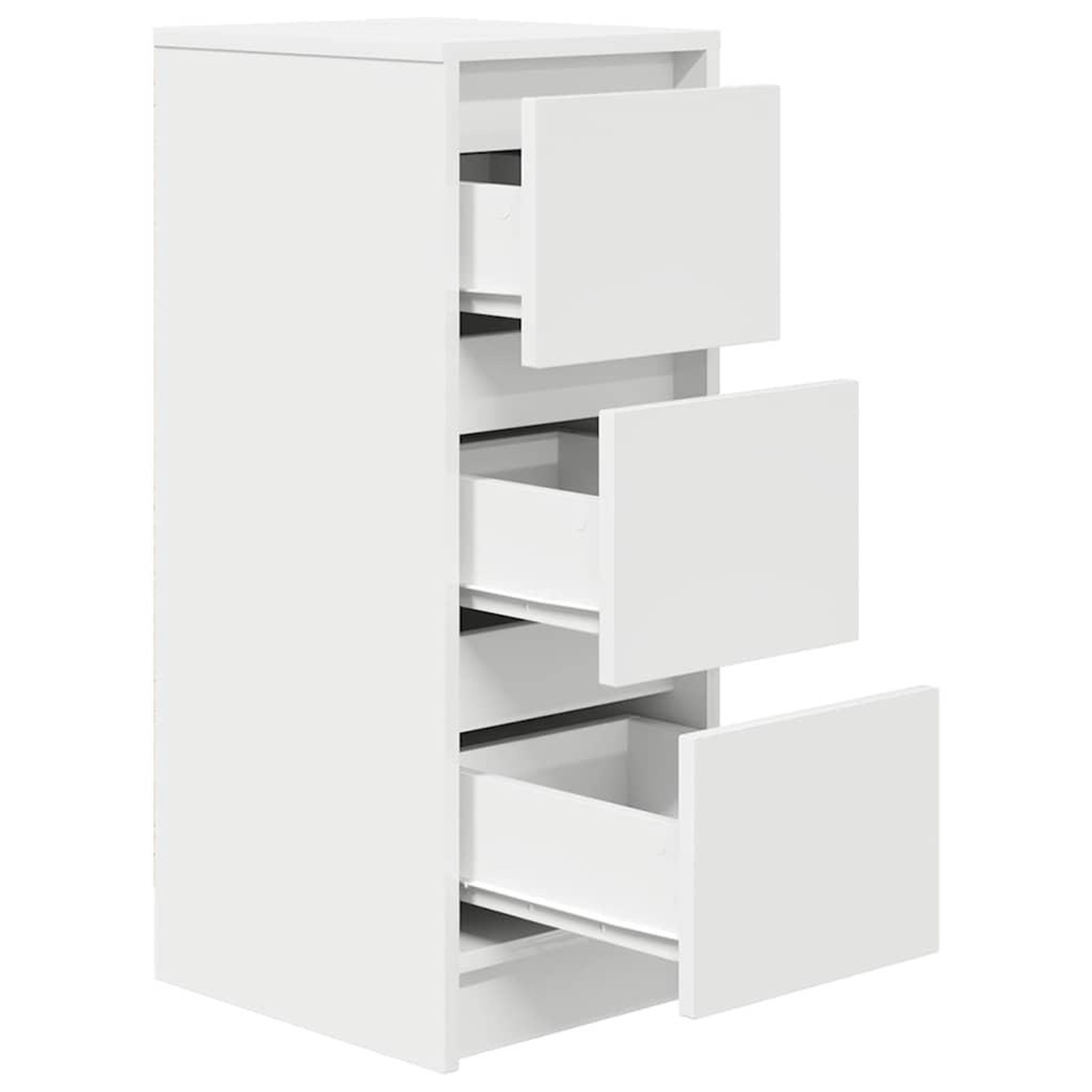 Voir la diapositive 5 : VIDAXL Buffet blanc 29,5x34x76 cm bois d'ingenierie