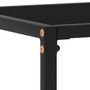 Voir la diapositive 5 : VIDAXL Table console Noir 120x35x75 cm Verre trempe