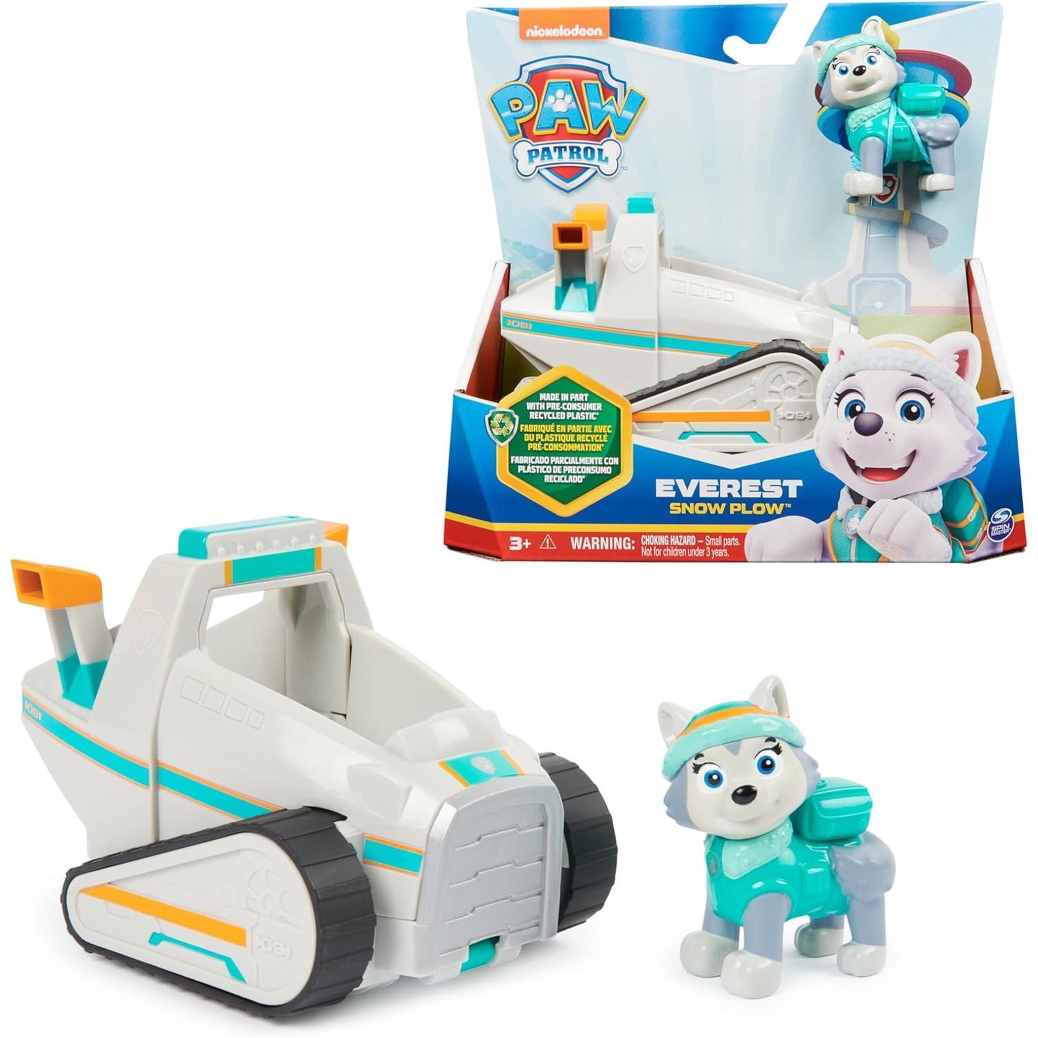 Voir la diapositive 1 : SPIN MASTER La Pat Patrouille Motoneige avec figurine Everest