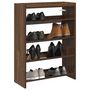 Voir la diapositive 1 : VIDAXL Étagère à chaussures chêne marron 80x25x61,5 cm bois ingénierie