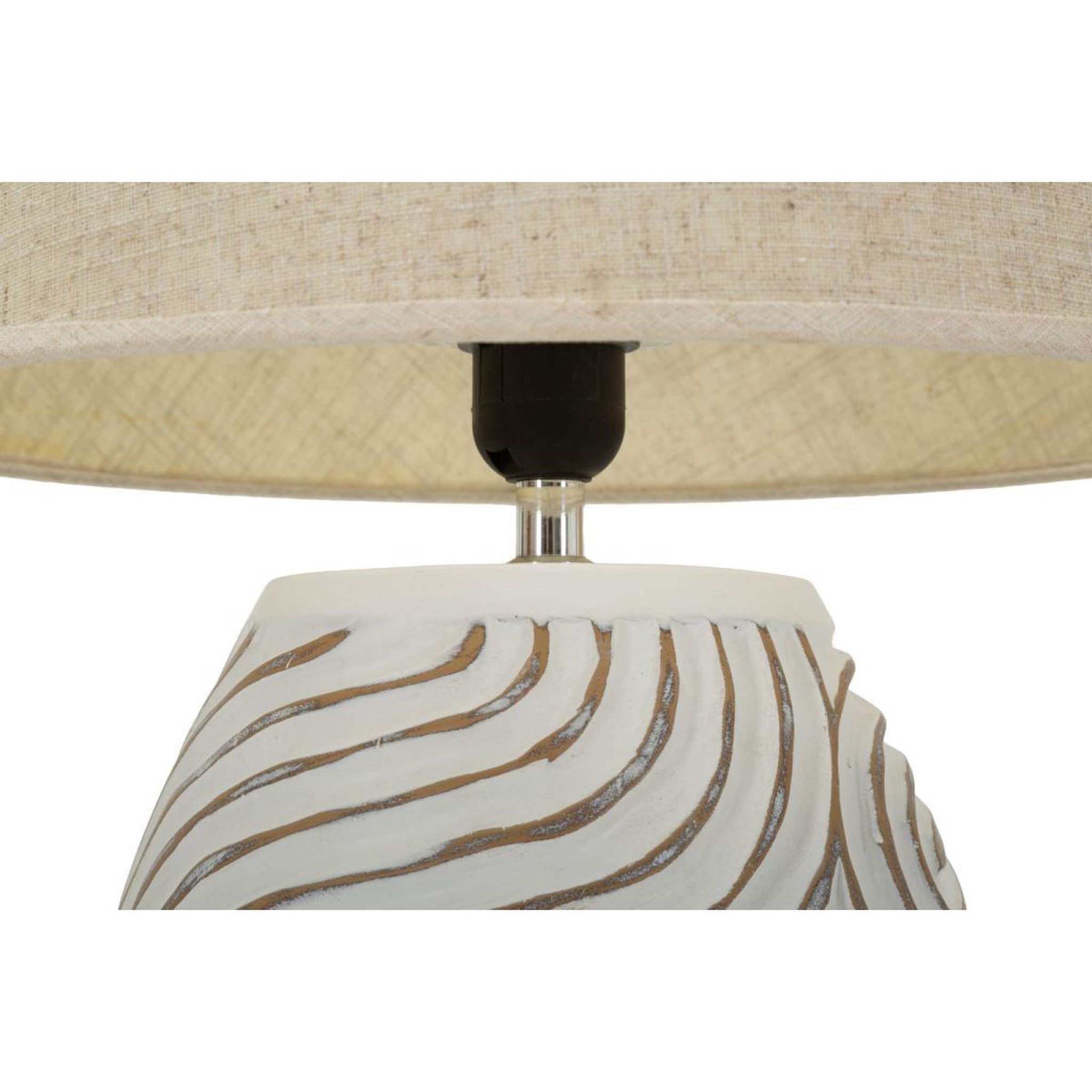 Voir la diapositive 3 : Paris Prix Lampe à poser design  oblix  55cm blanc