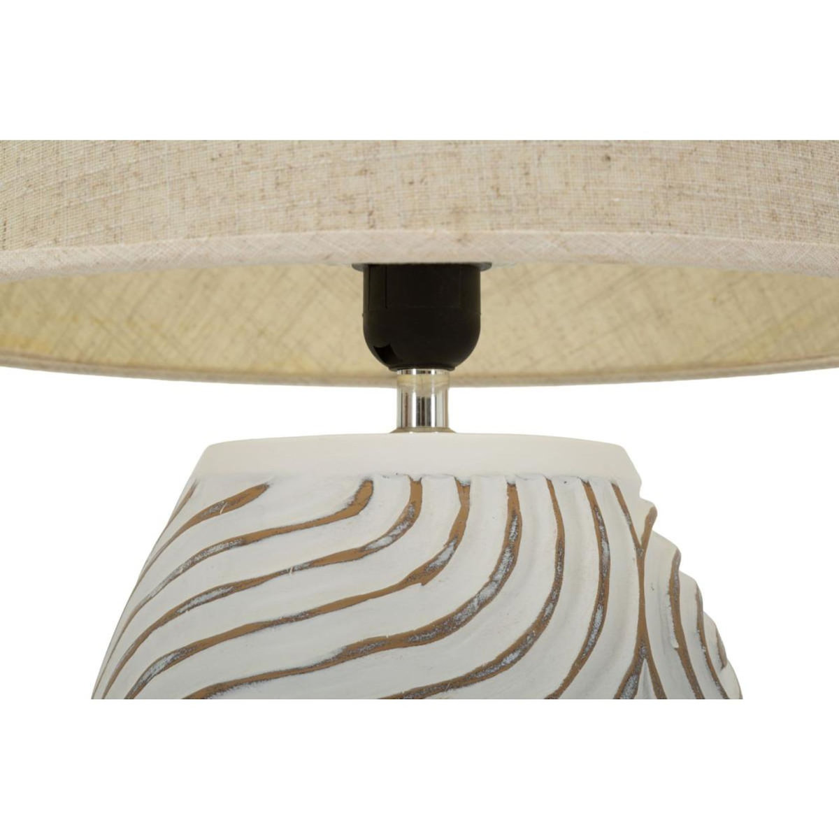 Paris Prix Lampe à Poser Design  Oblix  55cm Blanc