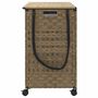 Voir la diapositive 5 : VIDAXL Panier a linge avec roulettes 66x35x60 cm resine tressee