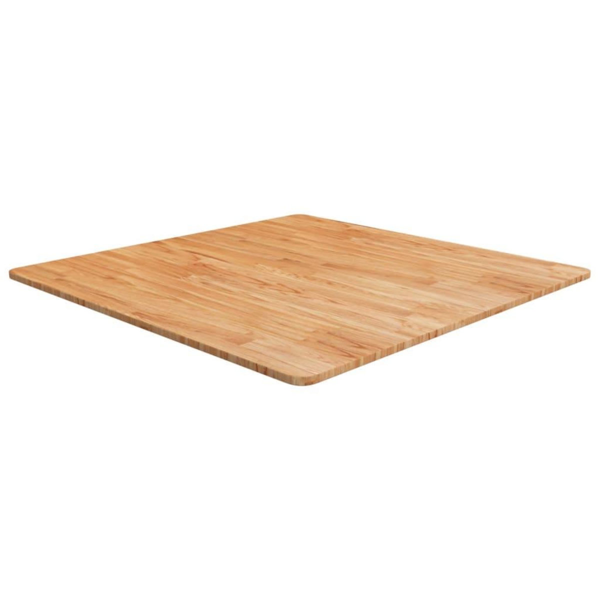 VIDAXL Dessus de table carre Marron clair90x90x1,5cm Bois chene traite